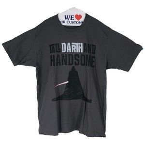 Tall Darth and Handsome Graphic T-Shirt SZ XL